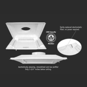 A wireless charging pad with a lid and a charging indicator.